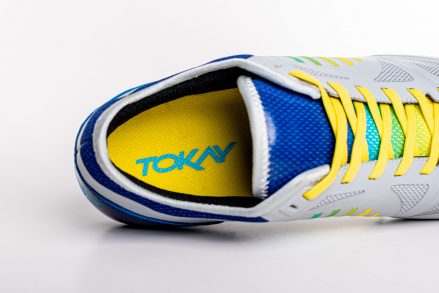 Tokay Flight cleats shoes inside light grey