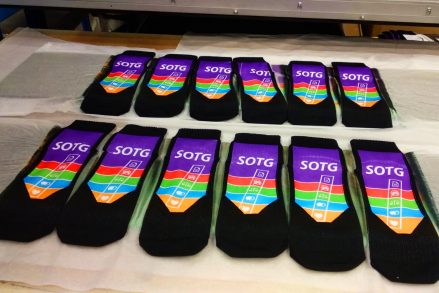 Customizable Tokay beach socks